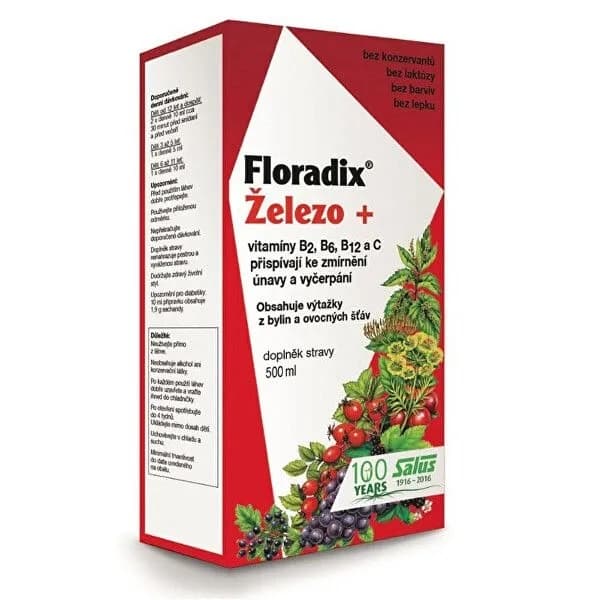 Floradix flydende jern- og vitamintonic 500 ml