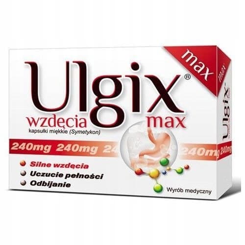 Ulgix Bloating MAX 240 mg simetikon 30 kapslar
