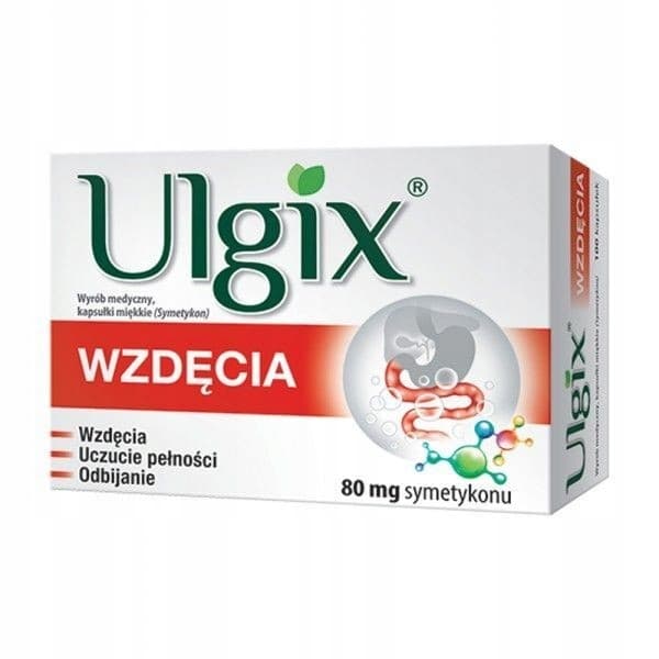 Ulgix Bloating MAX 240 mg simetikon 30 kapslar