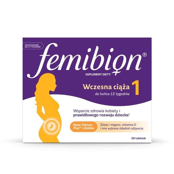 FEMIBION 1 folsyratabletter för tidig graviditet 28