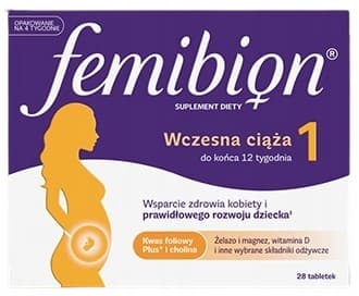 FEMIBION 1 folsyratabletter för tidig graviditet 28