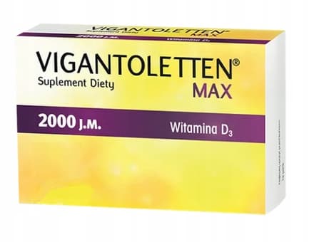 Vigantoletten MAX 2000 IE vitamin D3 60 kapslar