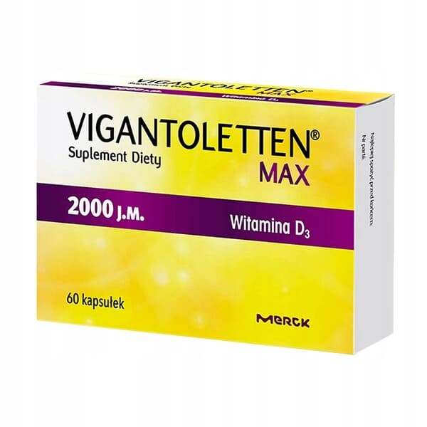 Vigantoletten MAX 2000 IE vitamin D3 60 kapslar