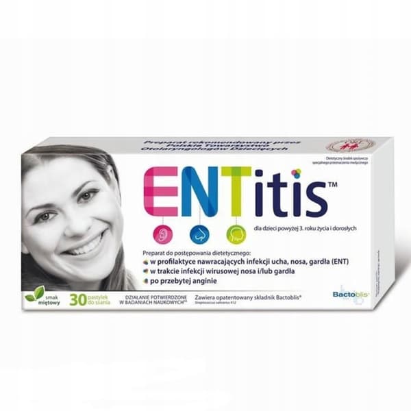 Entitis mintsmak IMMUNITET 30 sugtabletter