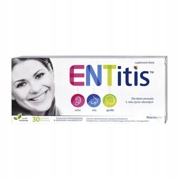 Entitis mintsmak IMMUNITET 30 sugtabletter