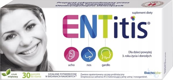 Entitis mintsmak IMMUNITET 30 sugtabletter