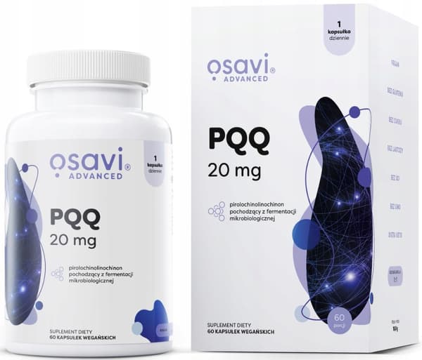 OSAVI PQQ 20 mg cellskyddande regenerering 60 kapslar