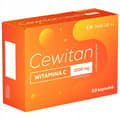 Miniatyrbild 3 av 8: CEWITAN C-VITAMIN 1000 mg immunitet Polsk medicin 60 kapslar