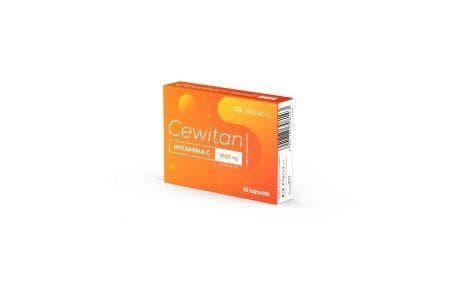 CEWITAN C-VITAMIN 1000 mg immunitet Polsk medicin 60 kapslar