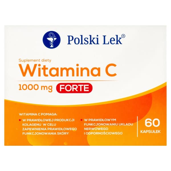 CEWITAN C-VITAMIN 1000 mg immunitet Polsk medicin 60 kapslar