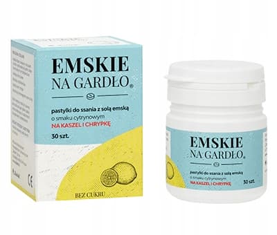 Emskie för halsen citronsmak 30 sugtabletter