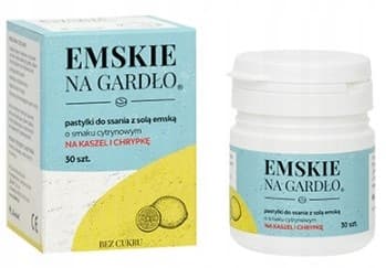 Emskie för halsen citronsmak 30 sugtabletter