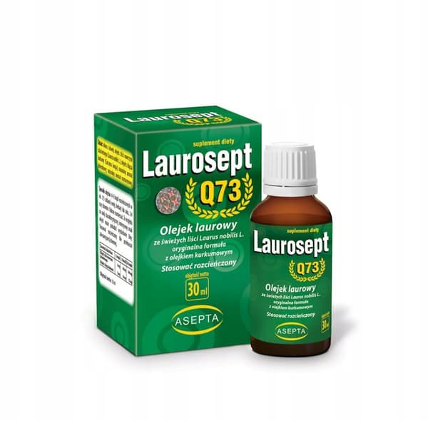 Laurosept Q73 laurbærbladsolie med gurkemejeolie til led 30 ml