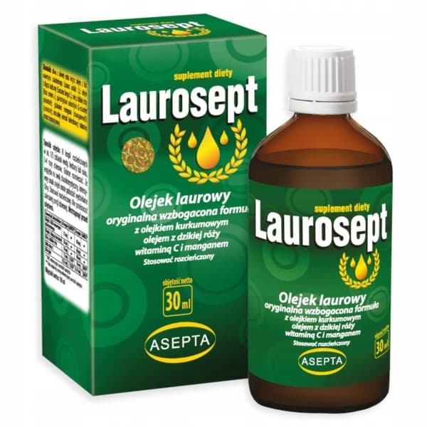 Laurosept Q73 laurbærbladsolie med gurkemejeolie til led 30 ml