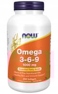 Miniatyrbild 6 av 6: NOW FOODS Omega 3-6-9 1000 mg HJÄRTIMMUNITET 250 kapslar