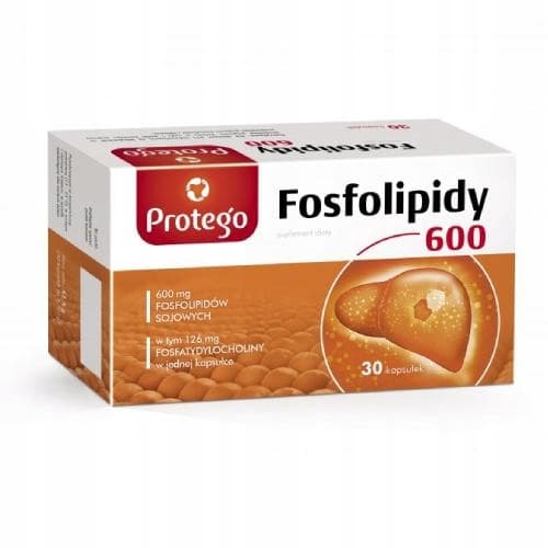 Fosfolipider 600 mg för levern Protego 30 kapslar