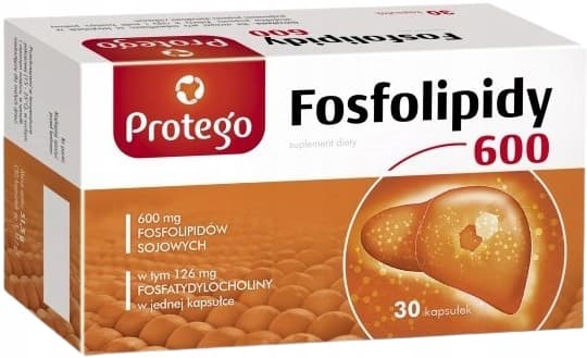 Fosfolipider 600 mg för levern Protego 30 kapslar