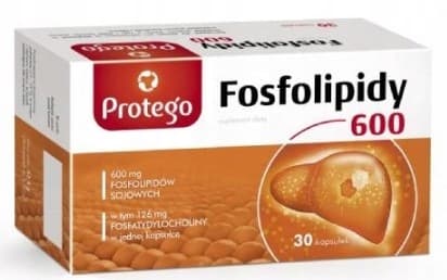 Fosfolipider 600 mg för levern Protego 30 kapslar