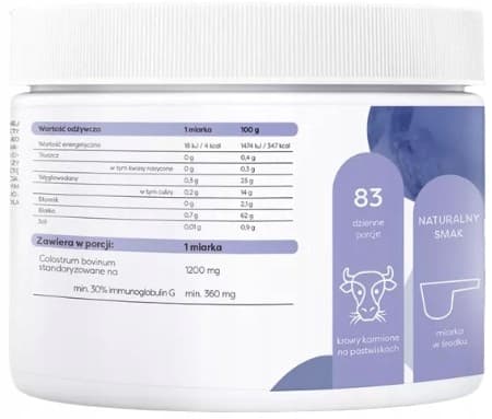 OSAVI Råmjölk 1200 mg bovint råmjölk IMMUNITET 100 g