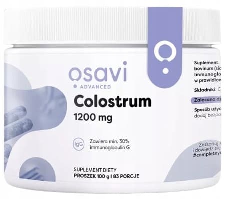 OSAVI Råmjölk 1200 mg bovint råmjölk IMMUNITET 100 g