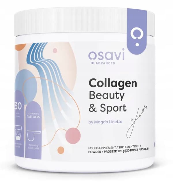 OSAVI Kollagen Skönhet & Sport KOLLAGEN LEDER HÅR HUD NAGLAR 225 g