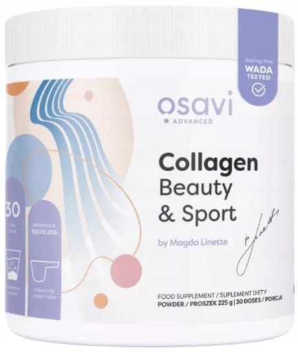 OSAVI Kollagen Skönhet & Sport KOLLAGEN LEDER HÅR HUD NAGLAR 225 g