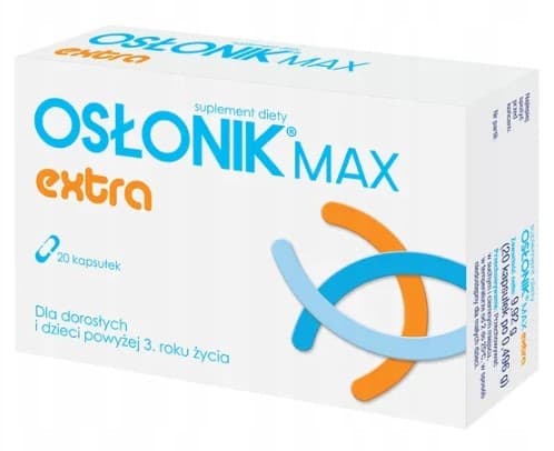 Osłonik Max Extra probiotika för barn och vuxna 20 kapslar