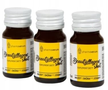 Pharmaverum Beautyllagen KOLLAGEN + Vitaminer HÅR HUD Spruta 15 x 30 ml