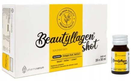 Pharmaverum Beautyllagen KOLLAGEN + Vitaminer HÅR HUD Spruta 15 x 30 ml
