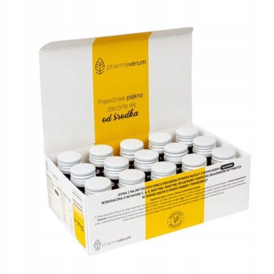 Pharmaverum Beautyllagen KOLLAGEN + Vitaminer HÅR HUD Spruta 15 x 30 ml