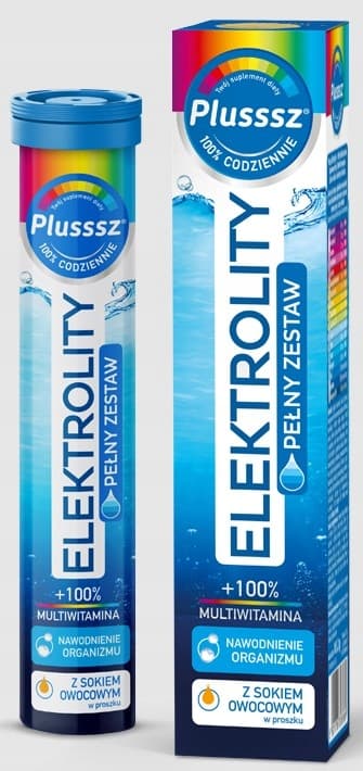 Plusssz Elektrolyter Multivitamin 24 tabletter + Magnesium Forte B-komplex 20 tabletter