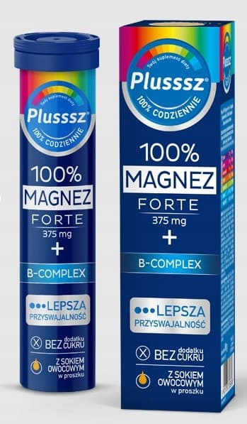 Plusssz Elektrolyter Multivitamin 24 tabletter + Magnesium Forte B-komplex 20 tabletter