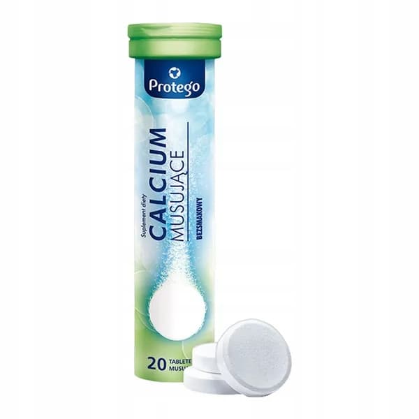 PROTEGO KALCIUM LIME Brustabletter 20 brustabletter