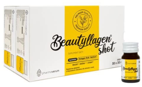 Pharmaverum Beautyllagen KOLLAGEN + Vitaminer HÅR HUD Spruta 30 x 30 ml
