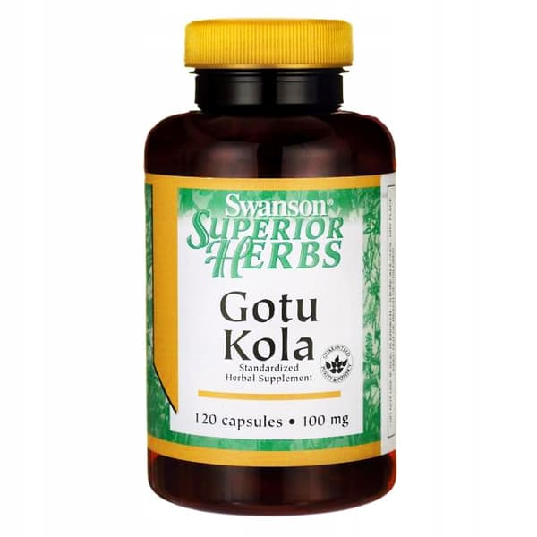 SWANSON Gotu Kola 435 mg MINNESTRESS 60 kapslar