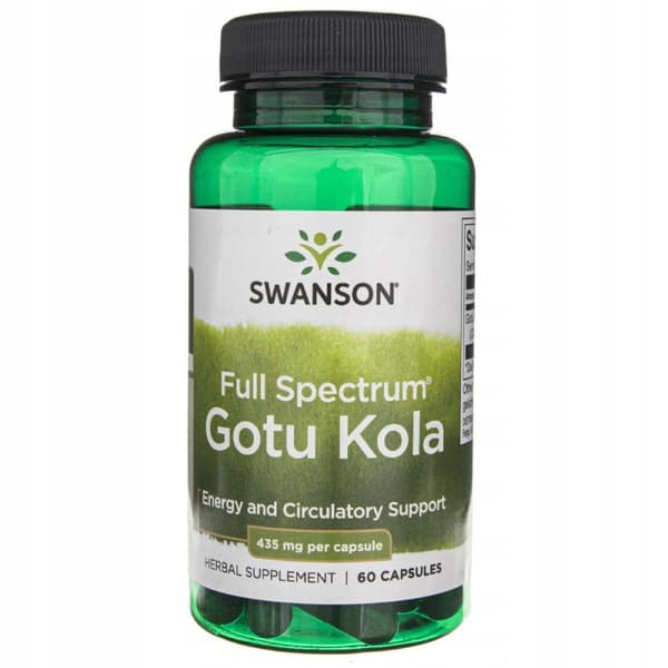 SWANSON Gotu Kola 435 mg MINNESTRESS 60 kapslar