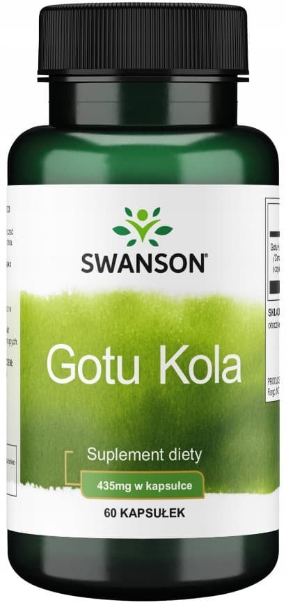 SWANSON Gotu Kola 435 mg MINNESTRESS 60 kapslar