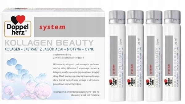 Doppelherz system KOLLAGEN BEAUTY kollagenampuller 30 ampuller