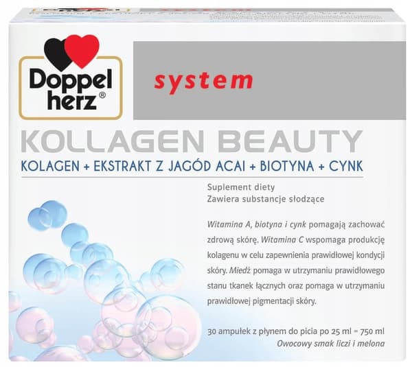 Doppelherz system KOLLAGEN BEAUTY kollagenampuller 30 ampuller