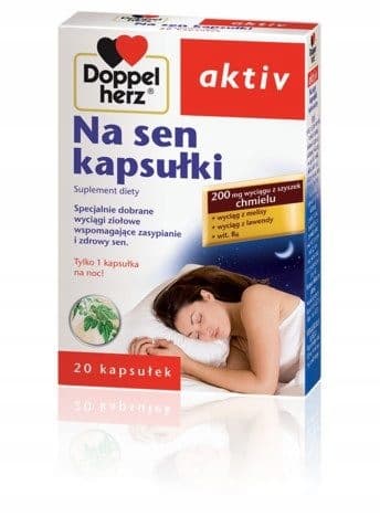 Doppelherz aktiv För sömn Humlekottar citronmeliss 20 kapslar