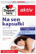 Miniatyrbild 1 av 4: Doppelherz aktiv För sömn Humlekottar citronmeliss 20 kapslar