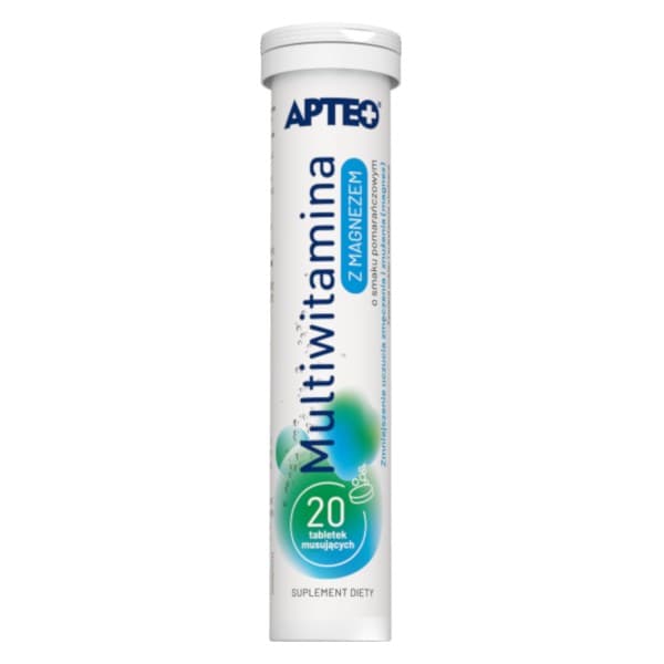 MULTIVITAMIN MED MAGNESIUM Apteo 20 tabletter.