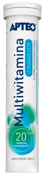 MULTIVITAMIN MED MAGNESIUM Apteo 20 tabletter.