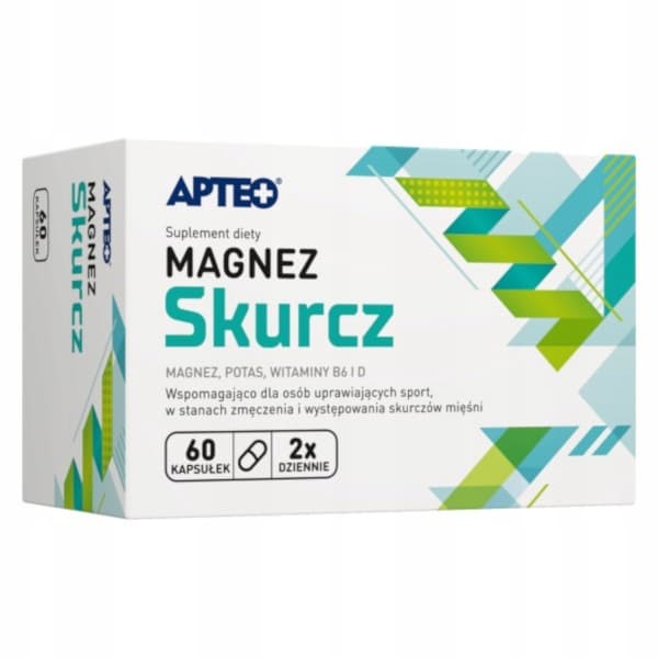 MAGNESIUM SAMMENTRÆKNING vitamin B kalium Apteo 60 kapsler.
