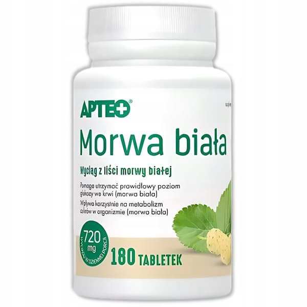 VITT MULLBÄRSBLADEXTRAKT Apteo 180 tabletter