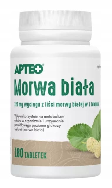VITT MULLBÄRSBLADEXTRAKT Apteo 180 tabletter