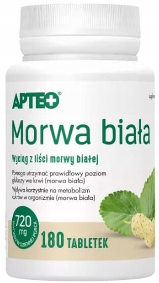 VITT MULLBÄRSBLADEXTRAKT Apteo 180 tabletter