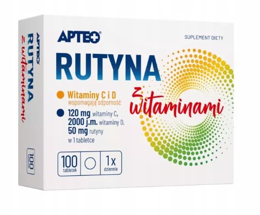 RUTINE MED VITAMINER vitamin CD Apteo 100 tabletter.