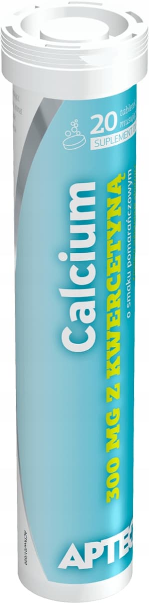 KALCIUM MED QUERCETIN kalcium Apteo 20 tabletter. mus.