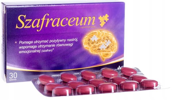 Szafraceum vitamin B saffran ginseng 30 tab.